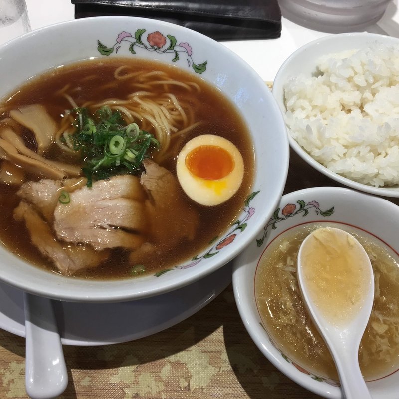 醤油ラーメン　餃子セット(餃子の王将 フレスポ八王子みなみ野店)