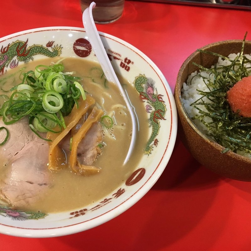こってり中華そば　明太子ごはん定食(天下一品 歌舞伎町店)