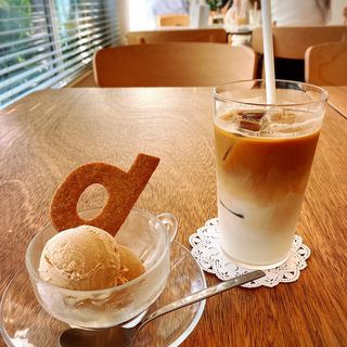 アイスクリーム＋クッキートッピング(D&DEPARTMENT TOKYO)