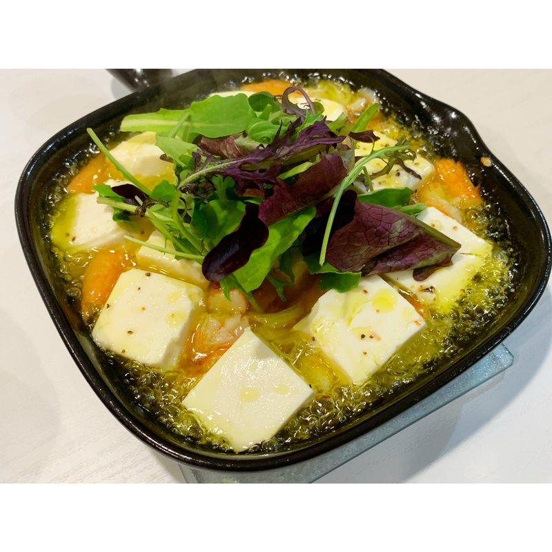 本日のおすすめ　豆腐のアヒージョ(おうちごはん わりかん)