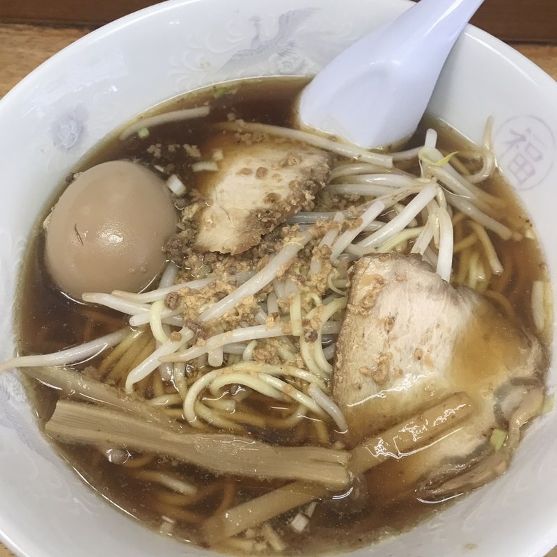 玉子そば(丸福中華そば 西荻店)