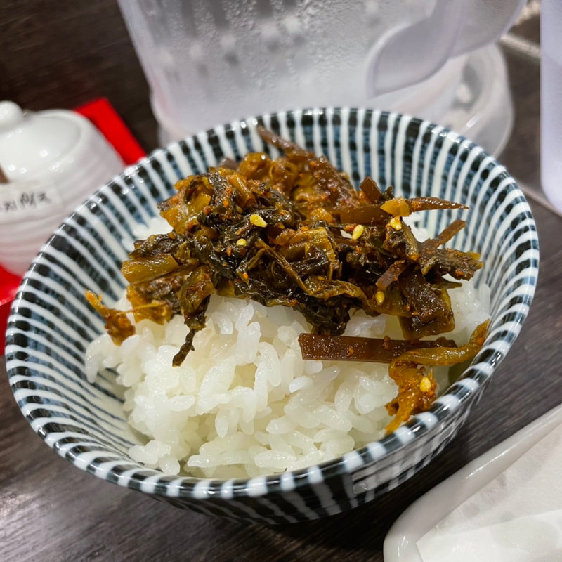 白ごはん(中華そば担々麺 六味亭 （ロクミテイ）)
