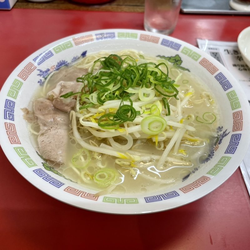 もやしラーメン(博多ラーメン)