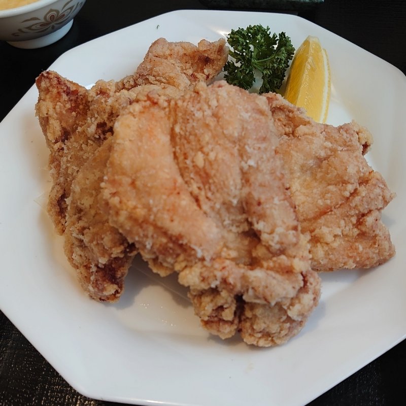 唐揚げ定食(ぱんだ食堂 )