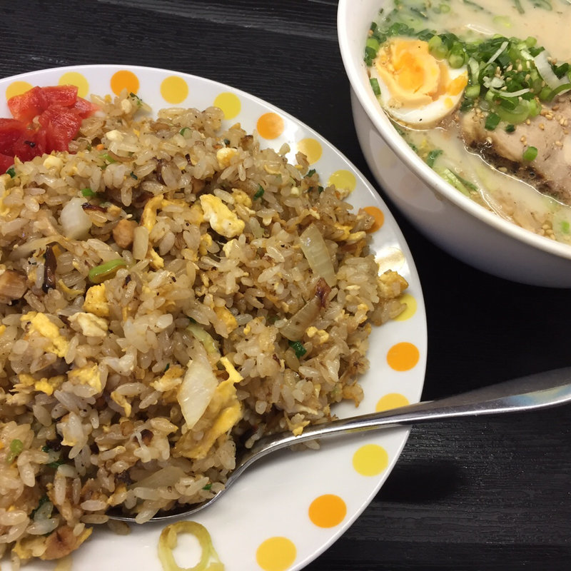 焼飯と半ラーメンセット(のぎく )
