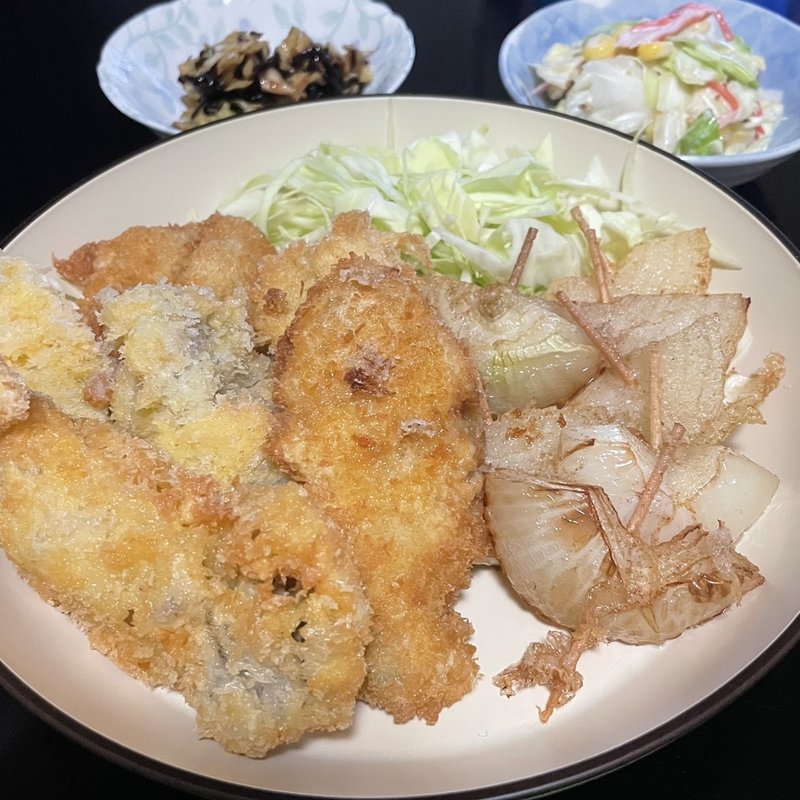 カキフライ(自宅)