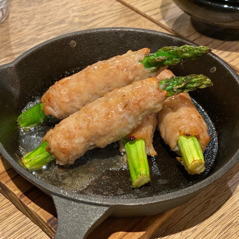 アスパラ丸ごとツクネ(えんがわ 荻窪店)