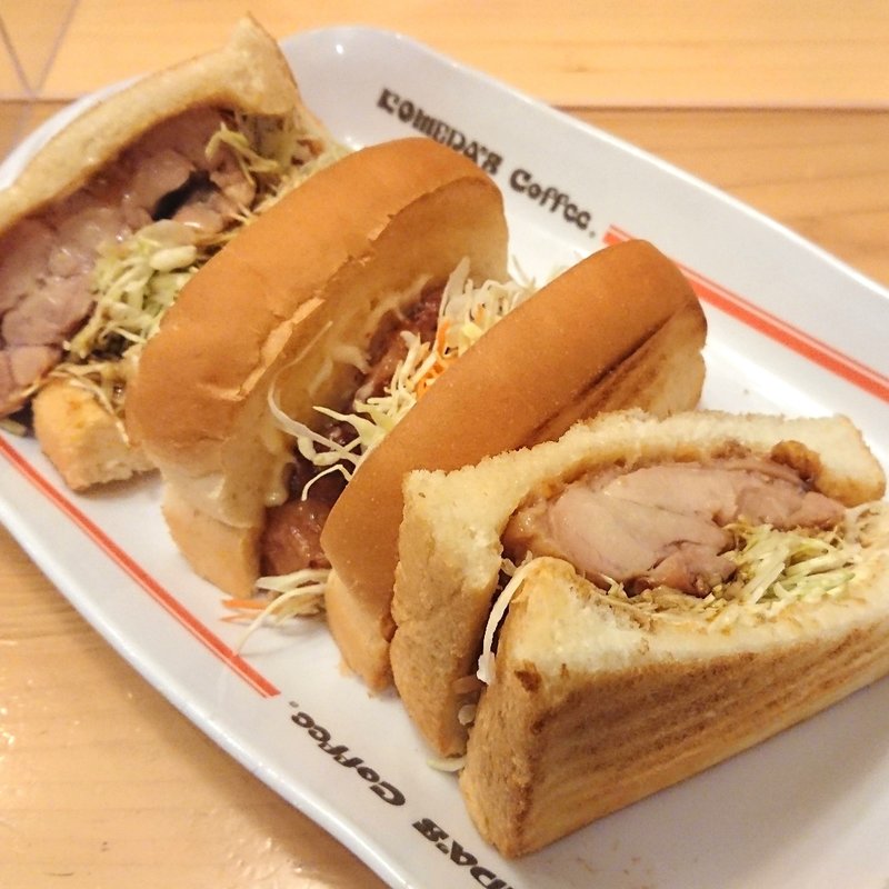 あみ焼きチキンホットサンド(コメダ珈琲店 センター北駅店)