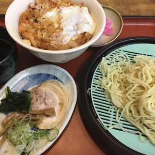 つけ麺　かき揚げ丼セット(山田うどん食堂 引田店)