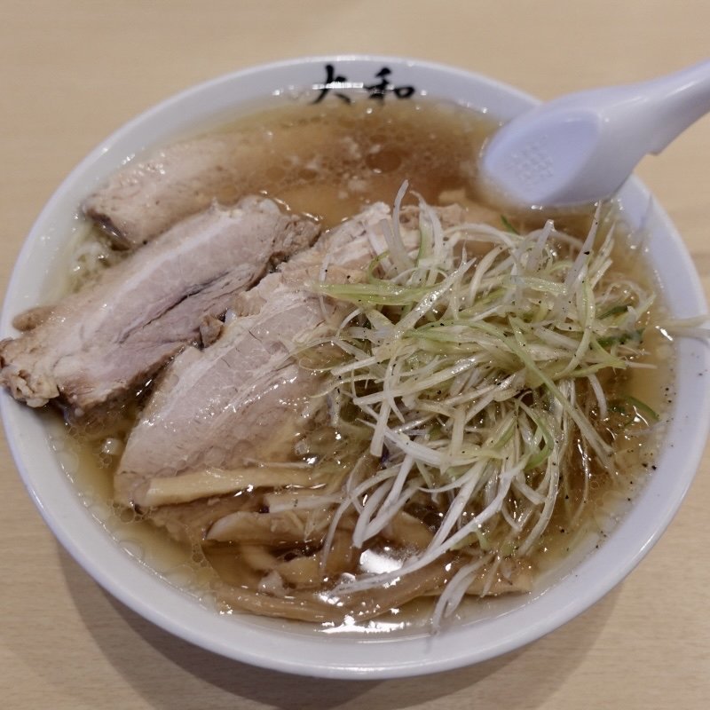 ねぎチャーシューメン(青竹手打ちラーメン 大和)
