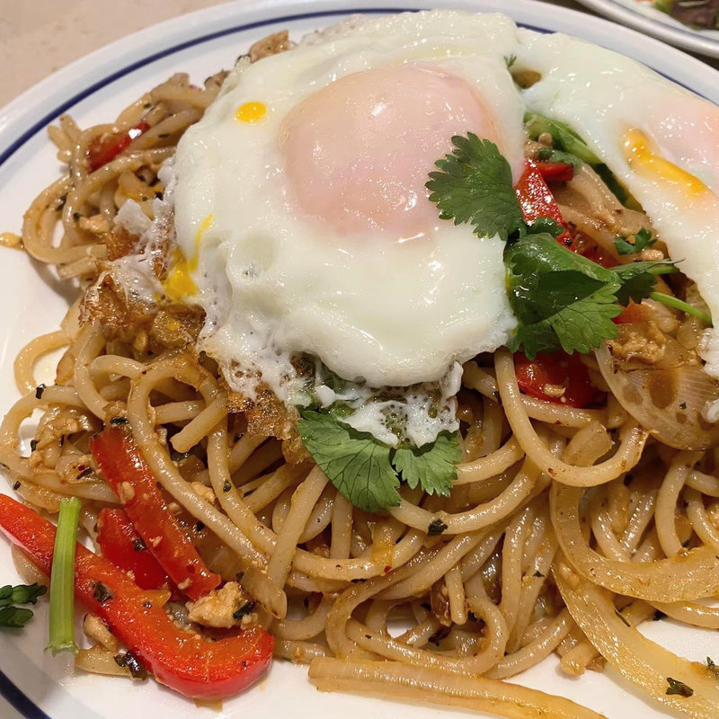 ガパオスパゲティ(関谷スパゲティ )