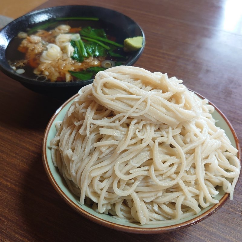 ひたし天ぷらそば+大盛り(すゞや食堂 )