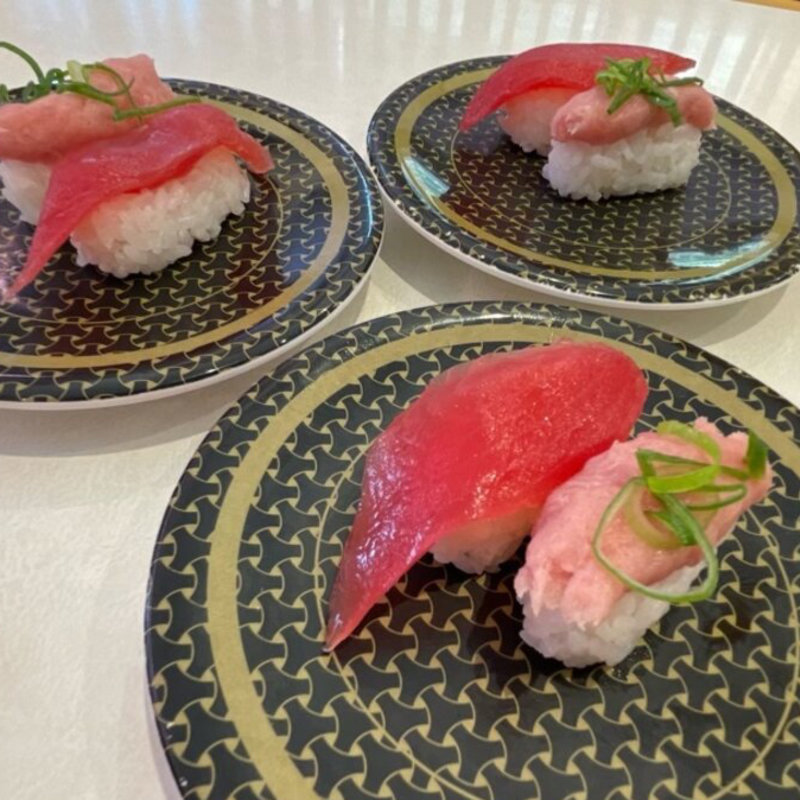 まぐろ二種盛り(まぐろ・まぐろたたき)(はま寿司 横須賀衣笠店)