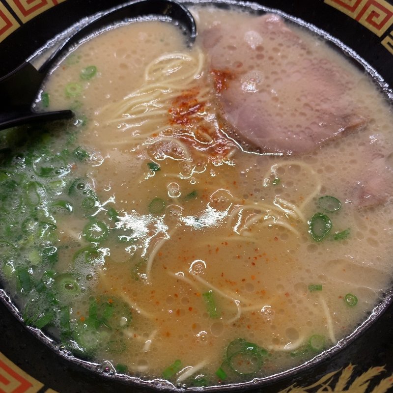 ラーメン替え玉＋ゆでたまご(一蘭 原宿店 )