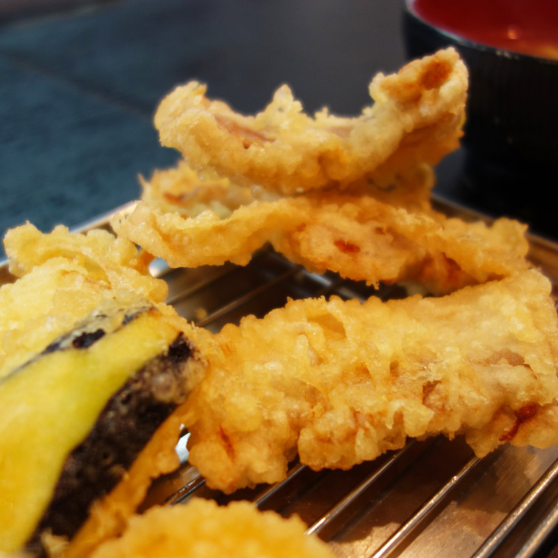 豚天定食(天ぷら定食ながお)