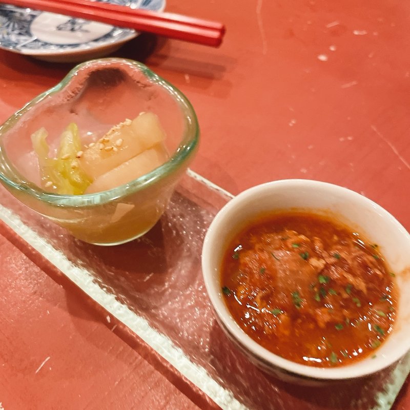 お通し(琉球どさんこ しぶ猫)