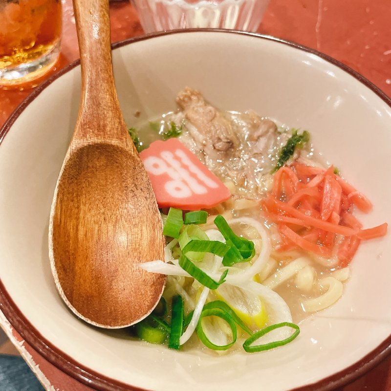 ソーキそば(琉球どさんこ しぶ猫)