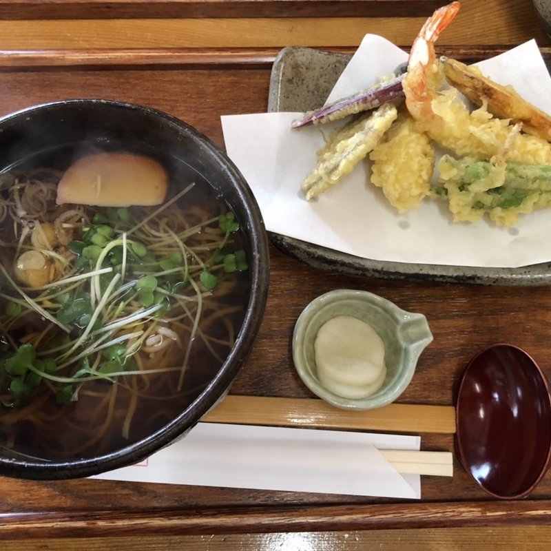 天ぷらそば(そば処  こぶし)