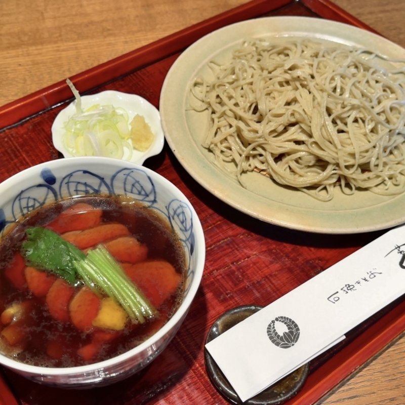 鴨せいろそば(石挽きそば 蕎真)