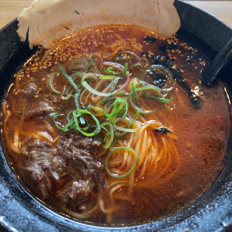 テールラーメン赤2辛(テールラーメンたのしや)