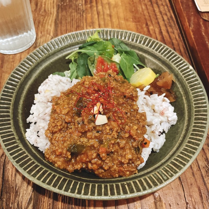 豚肉と牛肉のたっぷり野菜のキーマカレー(三月の水)