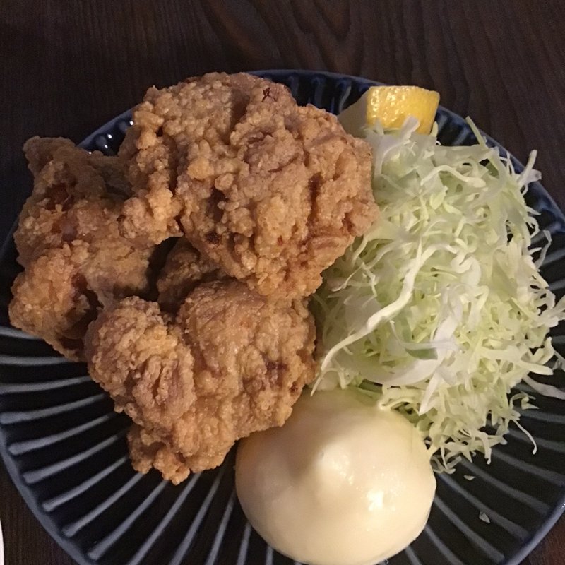 鳥の唐揚げ(かき小屋 赤坂元気)