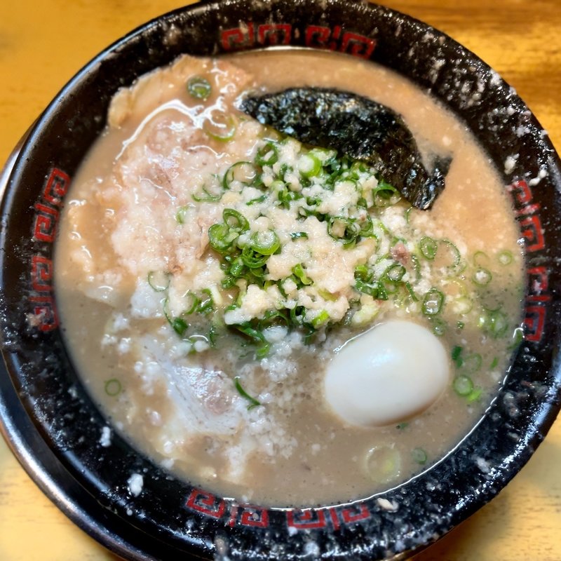 Wスープ　味玉こってり(無鉄砲大阪店 （むてっぽう）)