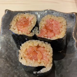 トロ鉄火巻(鮨らぁー麺　釣りきん　本店)