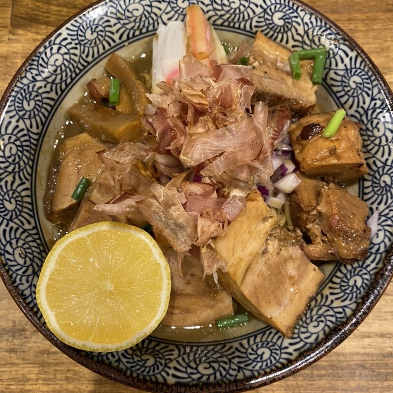 煮干しまぜそば＋チャーシュー(煮干し中華そば 一剣)