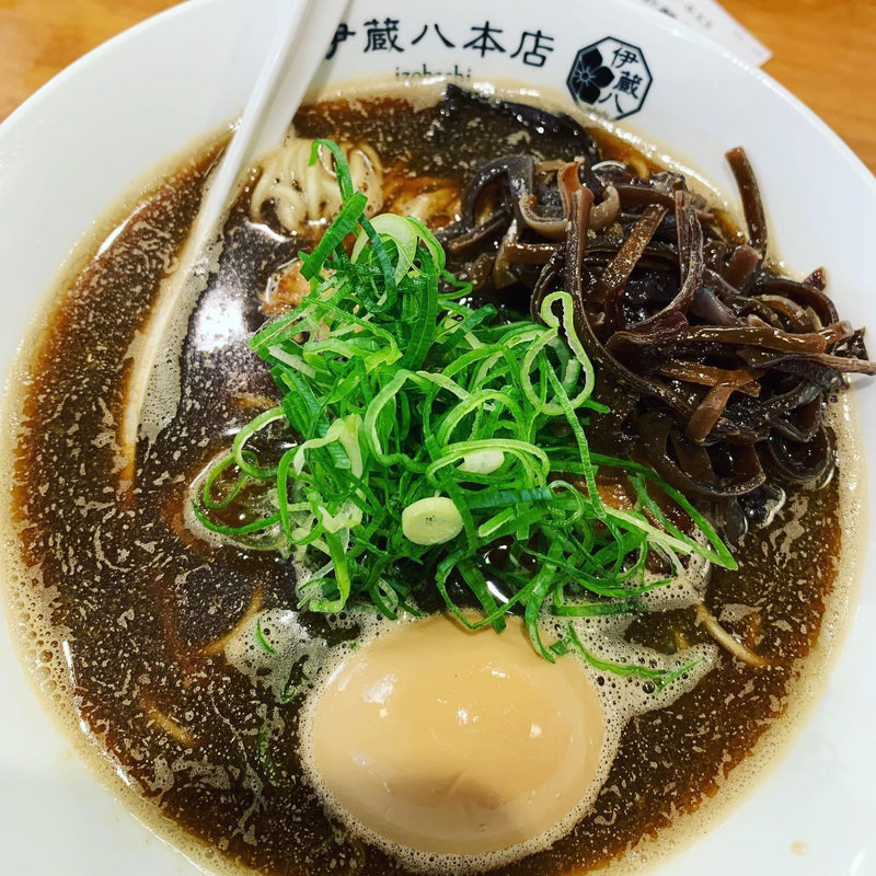 味玉中華そば キクラゲトッピング(中華そば伊蔵八本店)