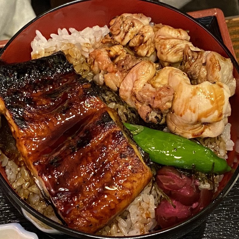 うなとり丼(備長扇屋 仙台国分町店  （びんちょうおうぎや）)