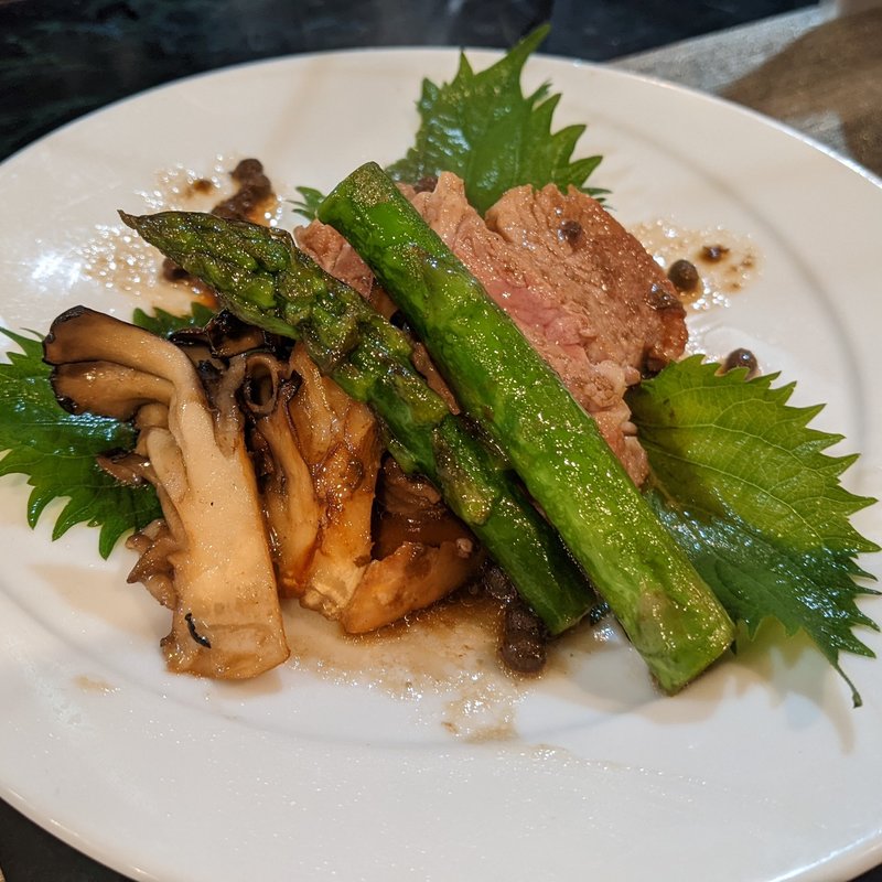 豚ヒレ肉山椒バターソテー(ささめ)