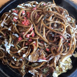 ソース焼きそば(焼きそばのまるしょう 本郷三丁目店)