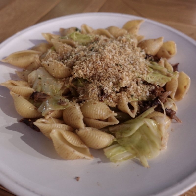 ホタルイカと春野菜のシャルパスタ(REVO BREWING （レボ ブルーイング）)