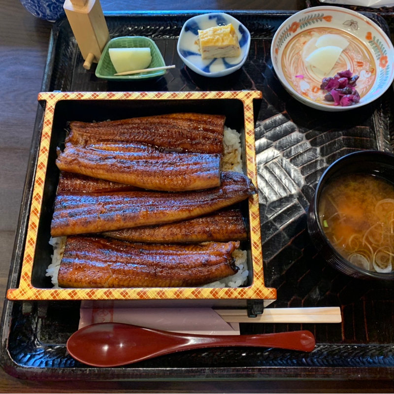 うな丼特上(茶房 古久)