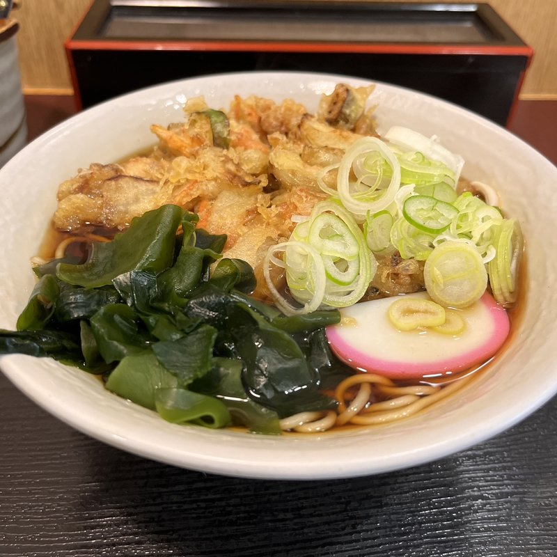 かき揚げそば(追分蕎麦 初台庵)