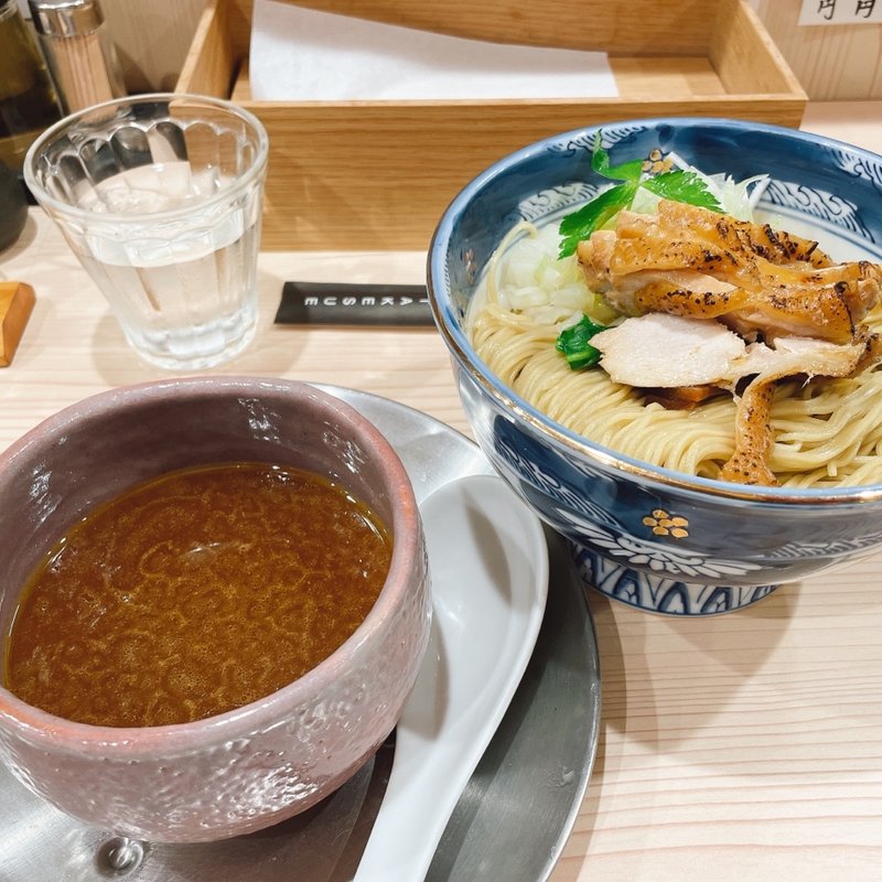 名古屋コーチンの細つけ麺(ラーメン専科 竹末食堂)