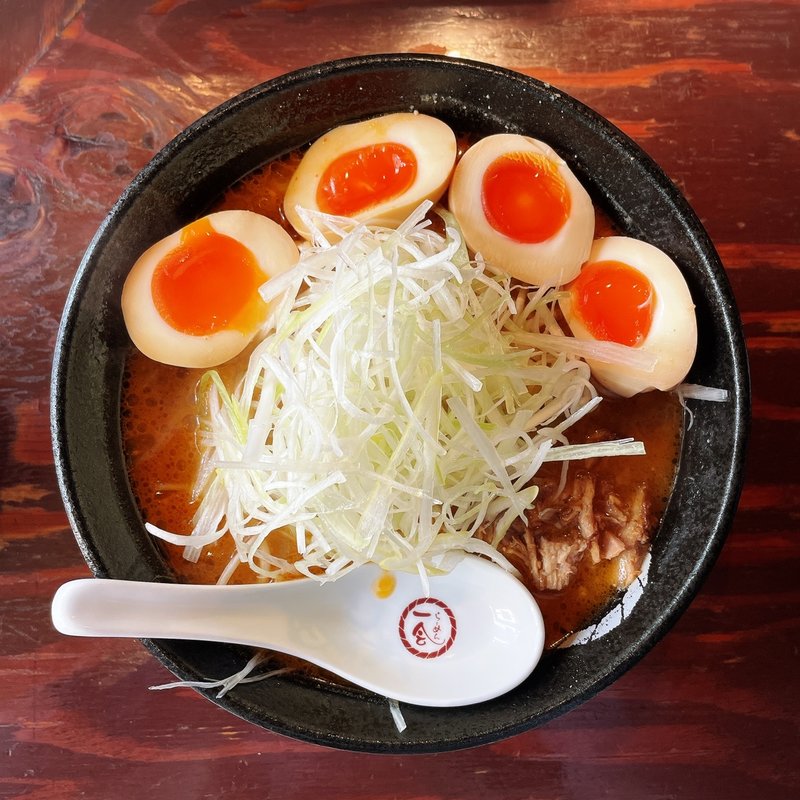 ネギみそラーメン(らーめん一会)