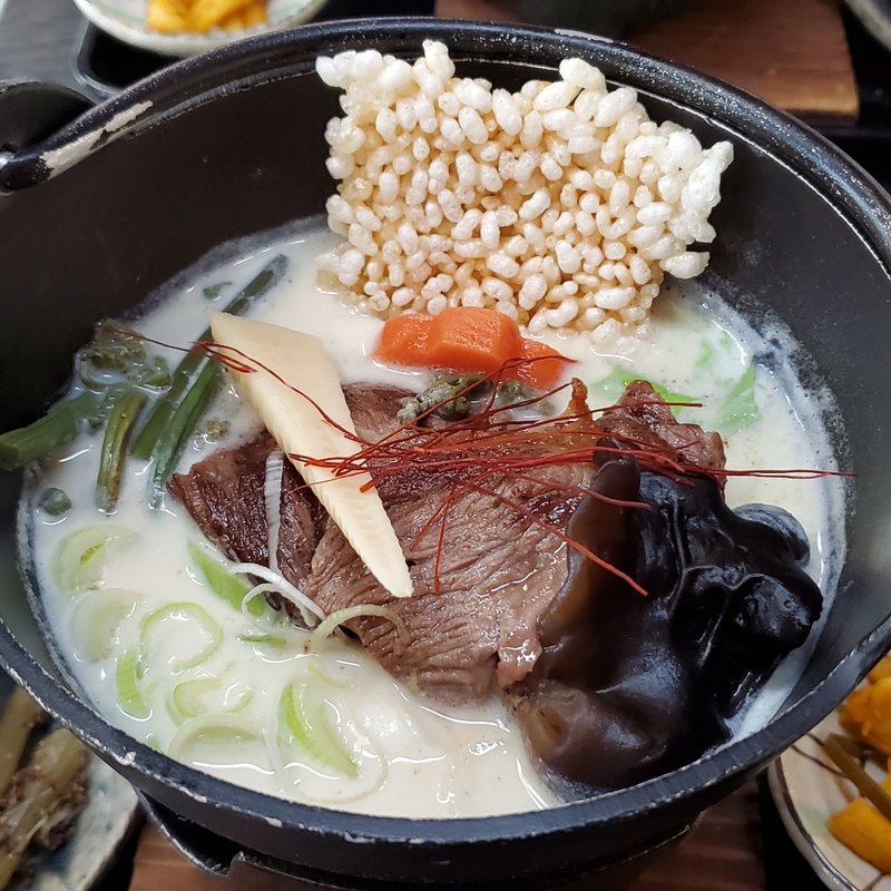 すったて鍋定食(お食事処　合掌 )