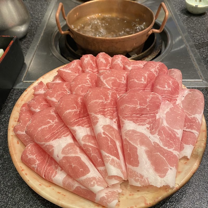 上ロース豚しゃぶジャンボコース(しゃぶ亭 西梅田店)