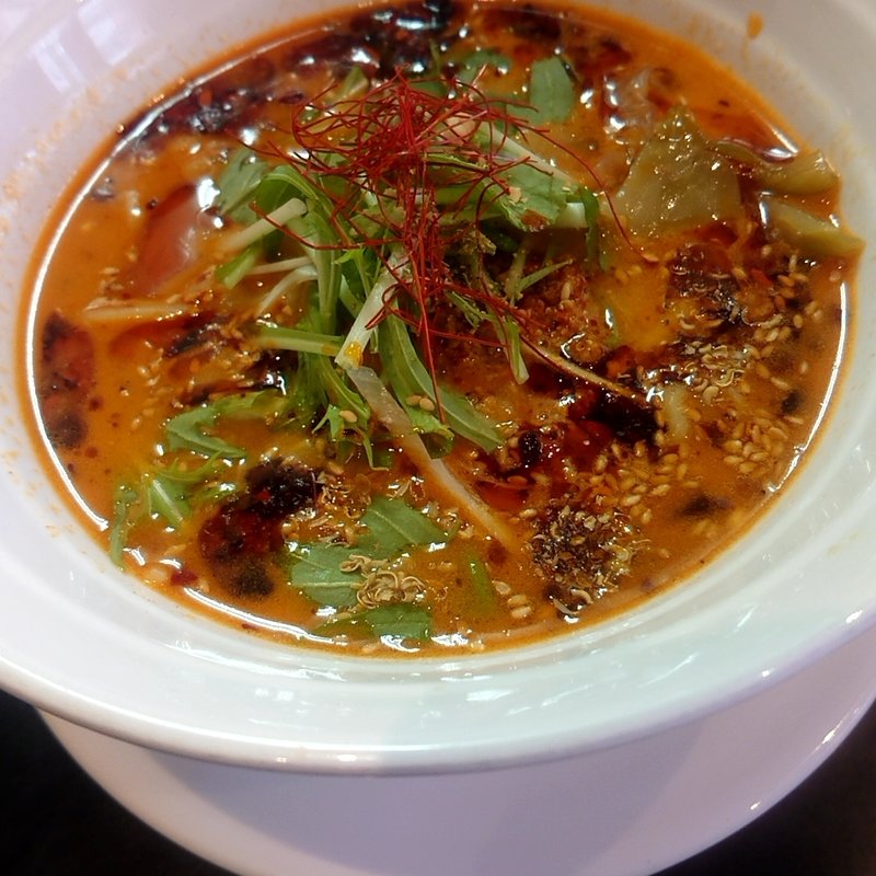 汁あり担々麺(金蠍 （キンカツ）)