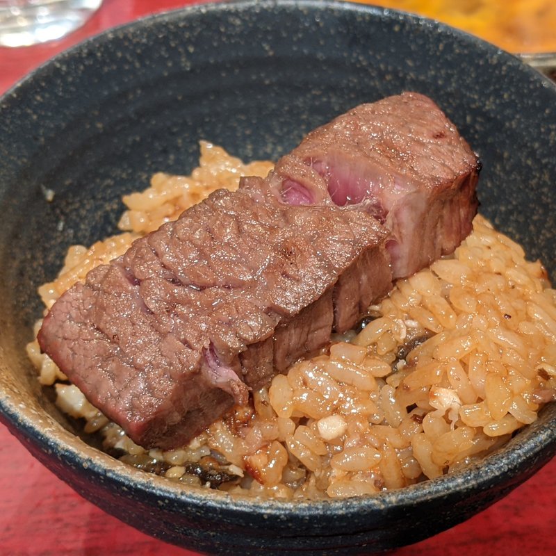 シャトーブリアン＆うなぎ飯(にくがとう　人形町店)