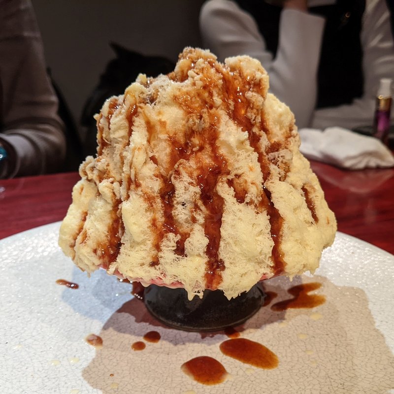 ふわふわかき氷　うなぎタレ(にくがとう　人形町店)