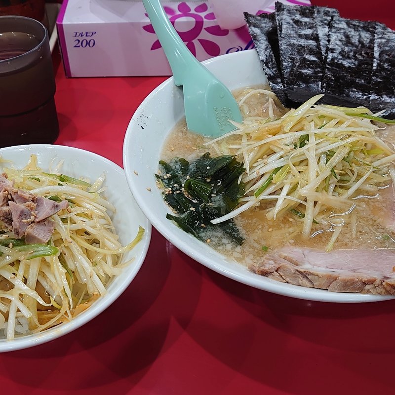 かいざんラーメン ネギ丼付(かいざん 新小岩店)
