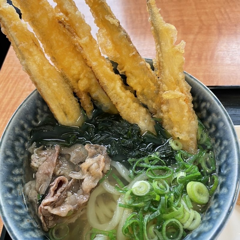 ごぼうわかめ肉うどん(うどん 白木商店)