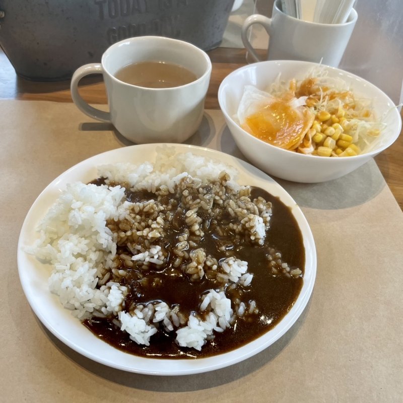 カレー&サラダ(ハンバーグマン 福岡春日店)