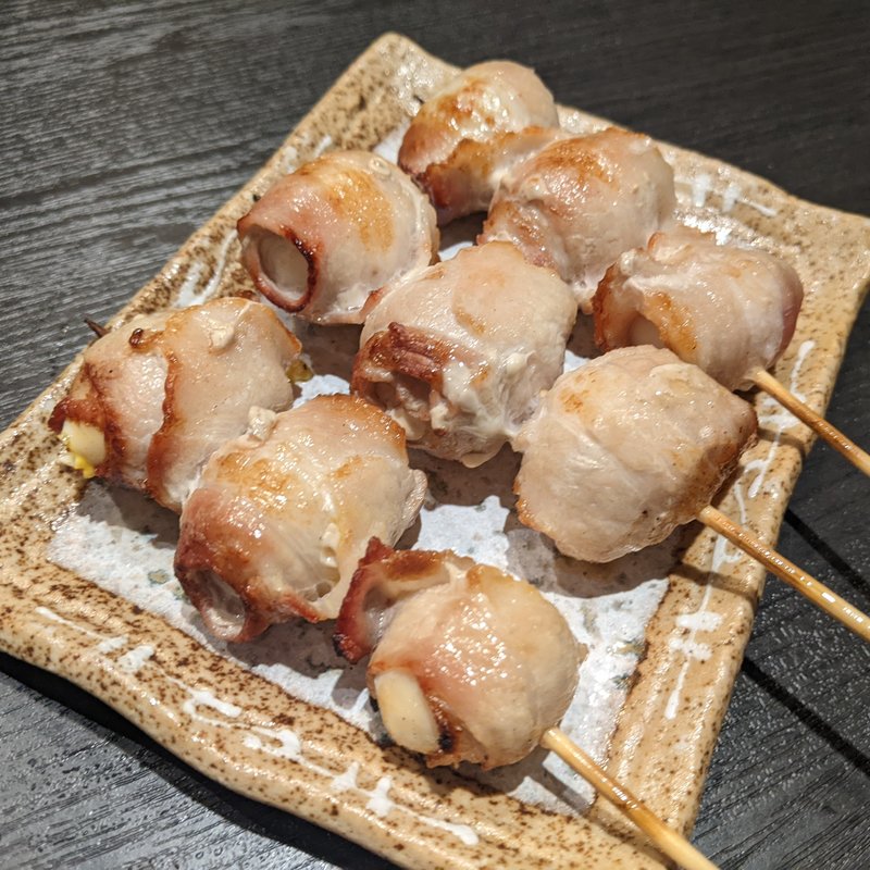 うずら肉巻き串(鳥酎　はなれ飯田橋店)
