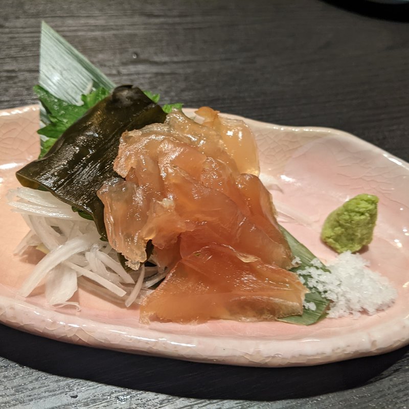 天草大王ササミ昆布〆(鳥酎　はなれ飯田橋店)