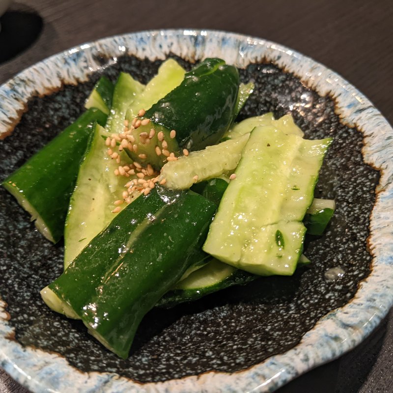 たたききゅうり(鳥酎　はなれ飯田橋店)