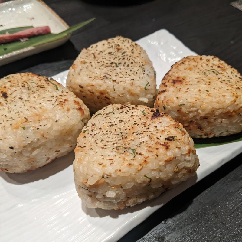 鶏味噌焼きおにぎり(鳥酎　はなれ飯田橋店)